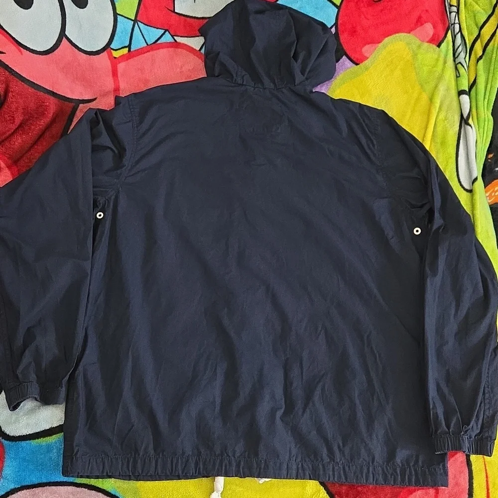 Old Navy Men's Navy Hooded Jacket with White Accents 💙2 for$30
